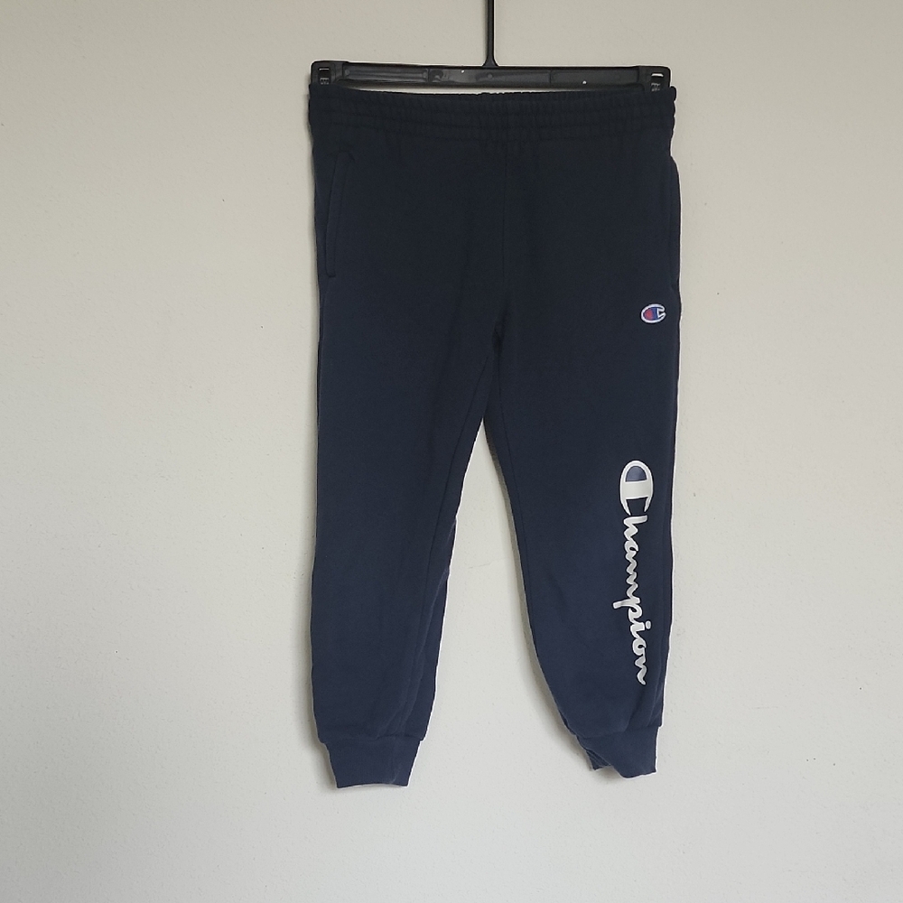 Champion Blue Sweatpants Tapered Joggers